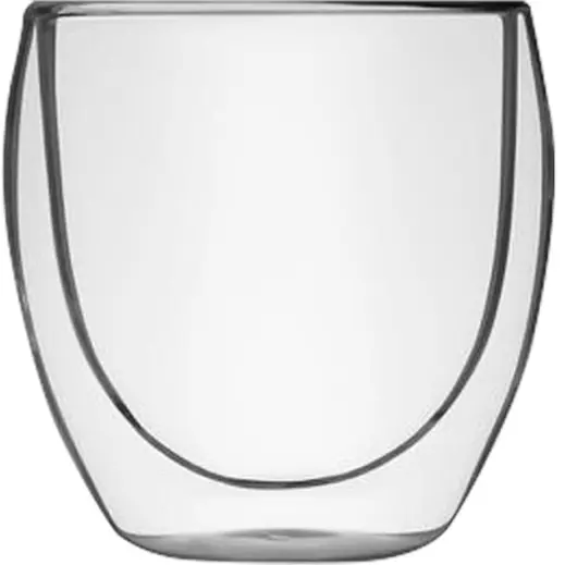 Elegant Double Wall Glass Mug in Gift Box